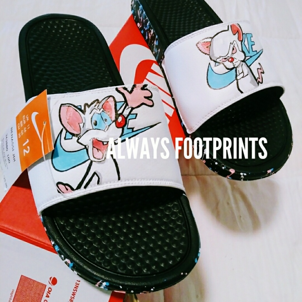Pinky & the Brain custom nike shoes